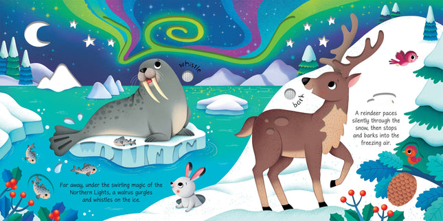 Prima pagina a cartii Wild Animals Sound Book