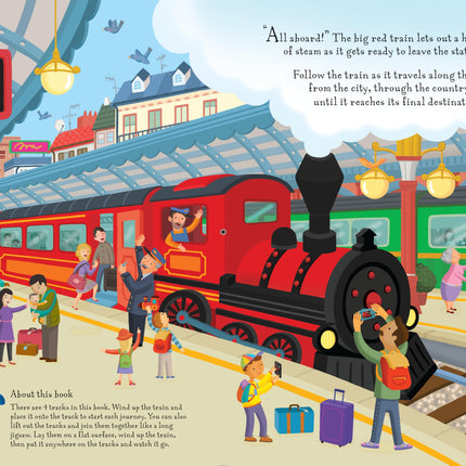 Prima pagina a cartii Wind-up Train