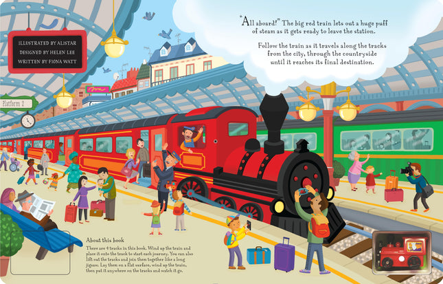 Prima pagina a cartii Wind-up Train
