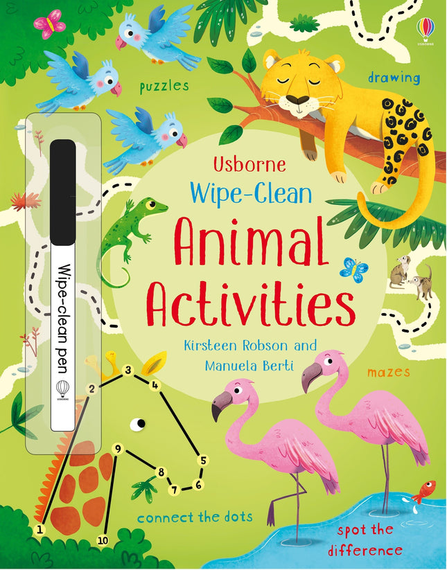 Coperta cartii Wipe-Clean Animal Activities