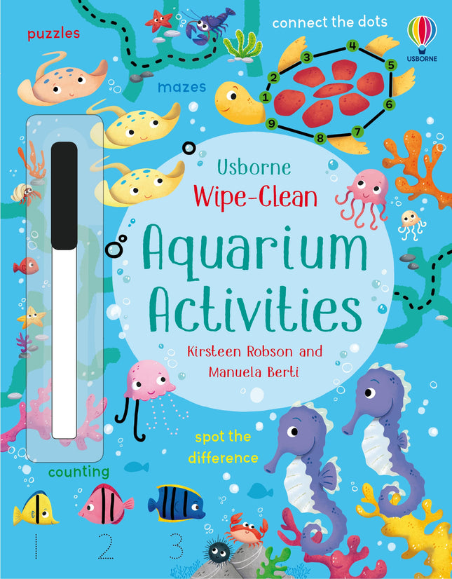 Coperta cartii Wipe-Clean Aquarium Activities
