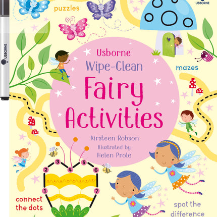 Coperta cartii Wipe-Clean Fairy Activities