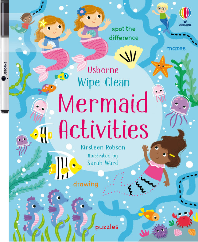 Coperta cartii Wipe-Clean Mermaid Activities