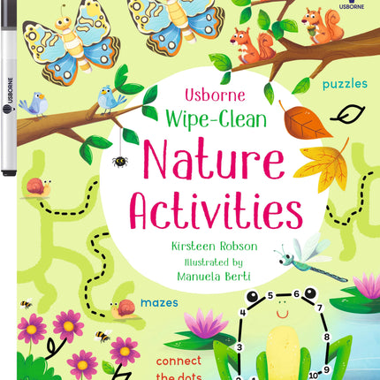 Coperta cartii Wipe-Clean Nature Activities