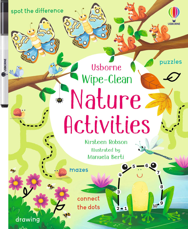 Coperta cartii Wipe-Clean Nature Activities