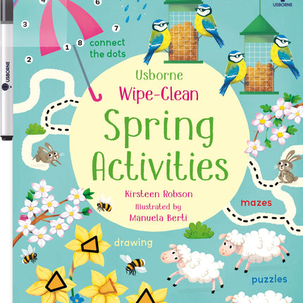 Coperta cartii Wipe-Clean Spring Activities