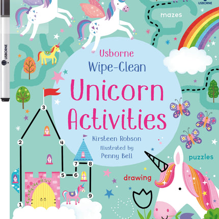 Coperta cartii Wipe-Clean Unicorn Activities