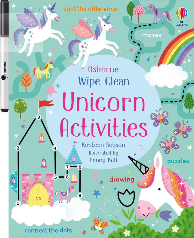 Coperta cartii Wipe-Clean Unicorn Activities