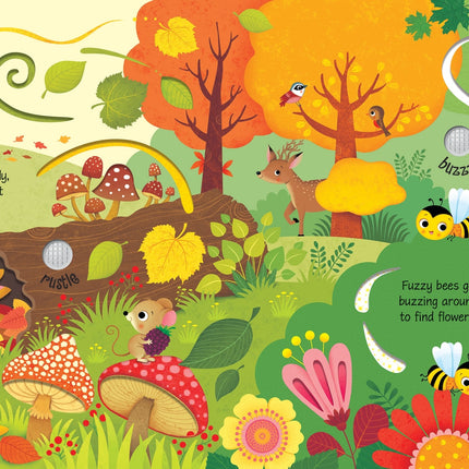 A treia pagina a cartii Woodland Sounds